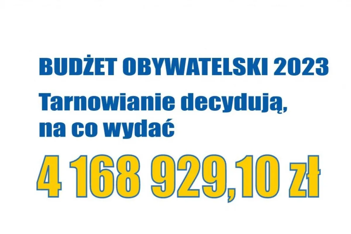 Można już głosować na projekty Budżetu Obywatelskiego Tarnowa