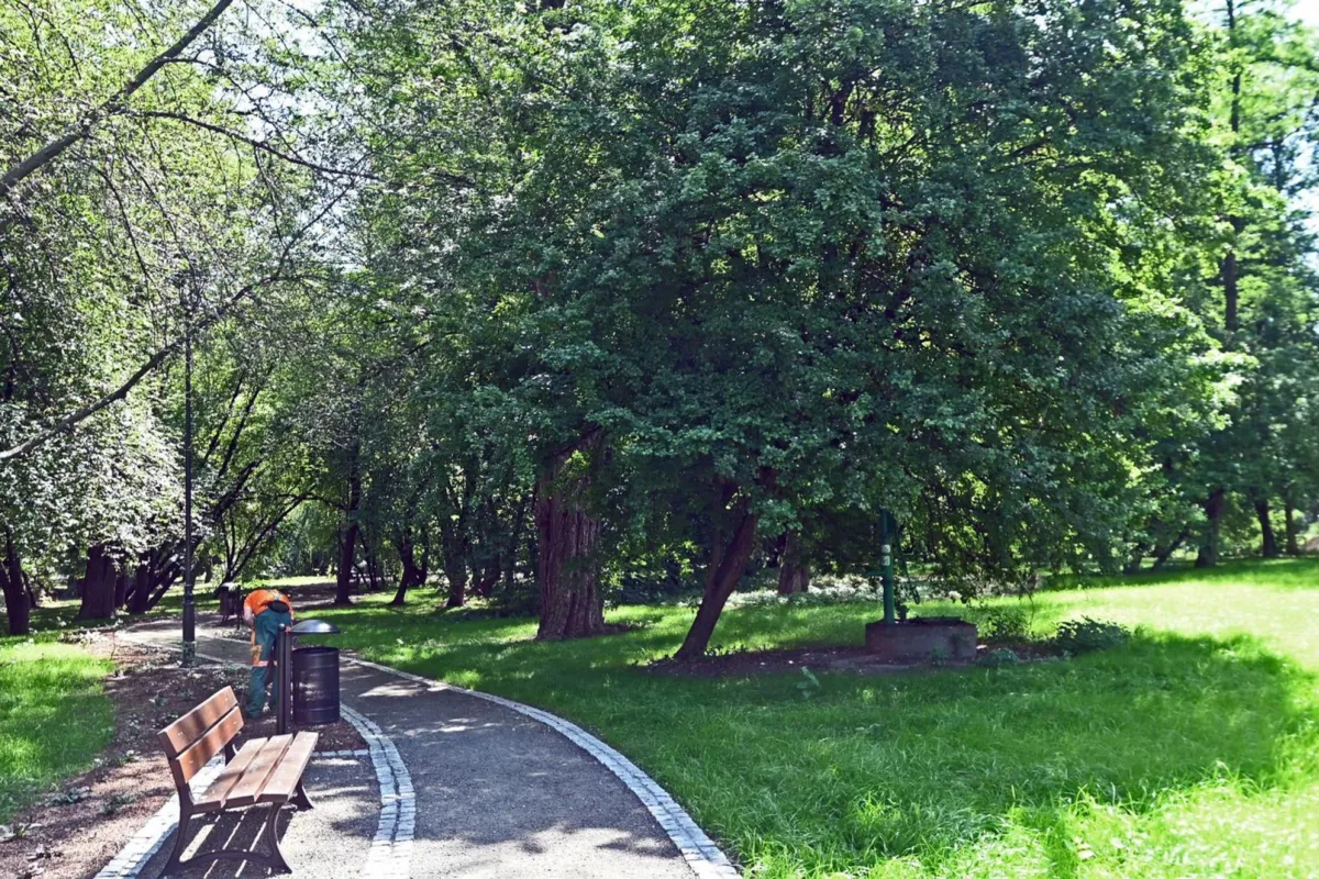 Park wokół fortu głównego artyleryjskiego 52