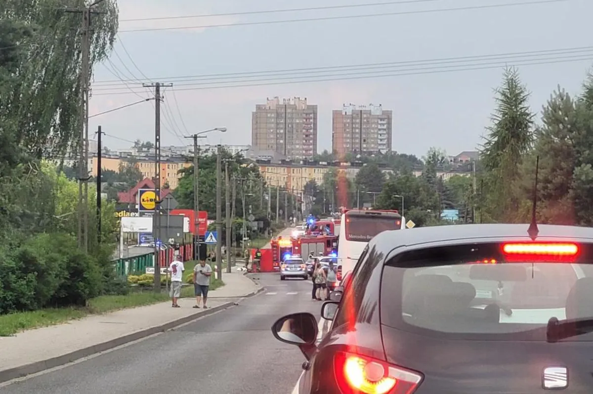 Śmiertelny wypadek w Libiążu na ulicy Chrzanowskiej