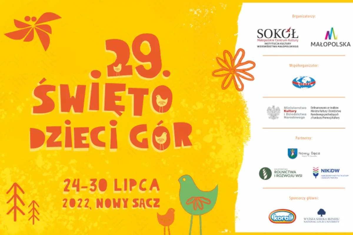 29. Międzynarodowy Festiwal Dziecięcych Zespołów Regionalnych ŚWIĘTO DZIECI GÓR