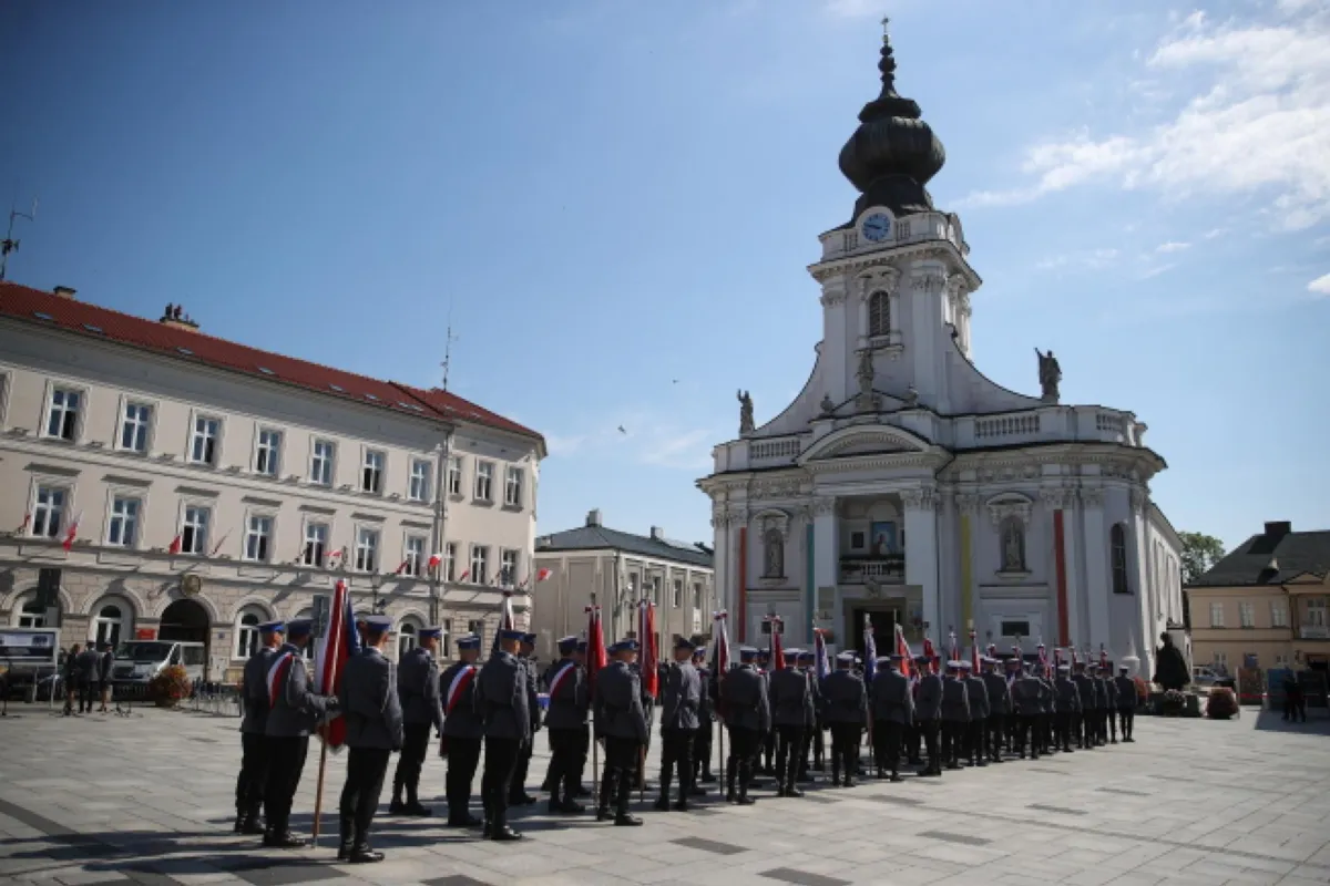  Małopolscy policjanci świętowali w Wadowicach