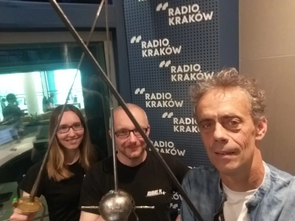 Szpada, szabla i rapier, czyli Szkoła Fechtunku "Aramis" w naszym studiu