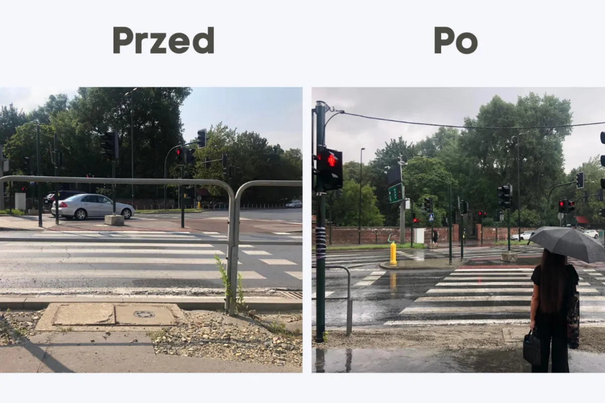 Przejście "bez przejścia". Po naszej interwencji barierki zniknęły!