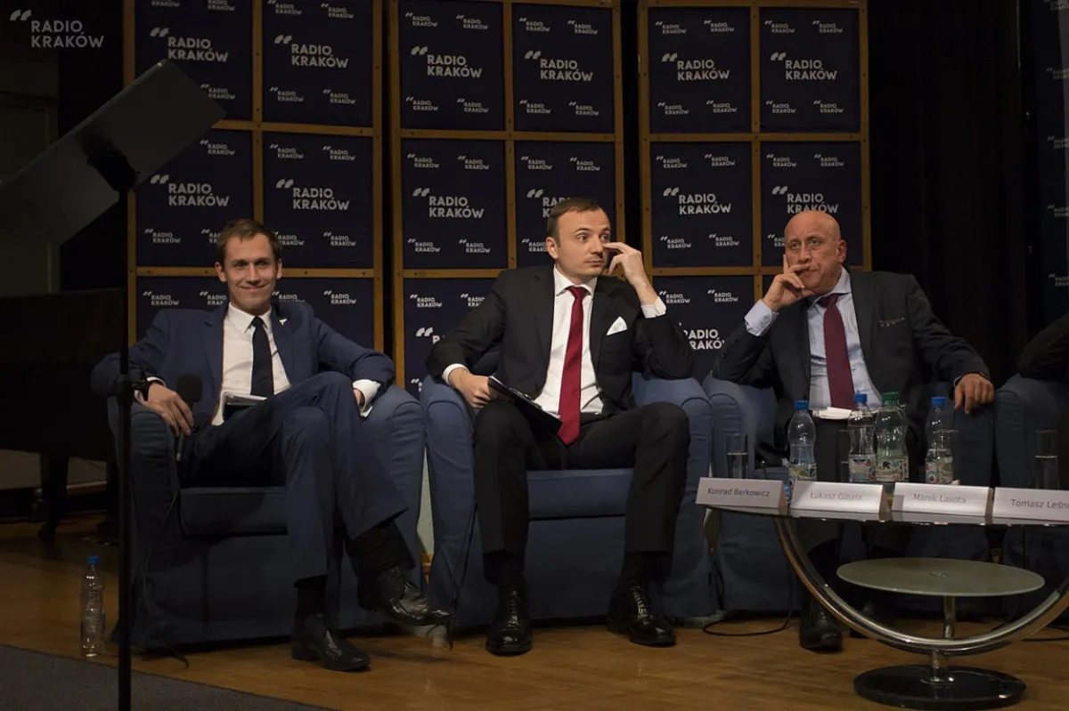 Debata prezydencka w Radiu Kraków - kandydaci na prezydenta Krakowa