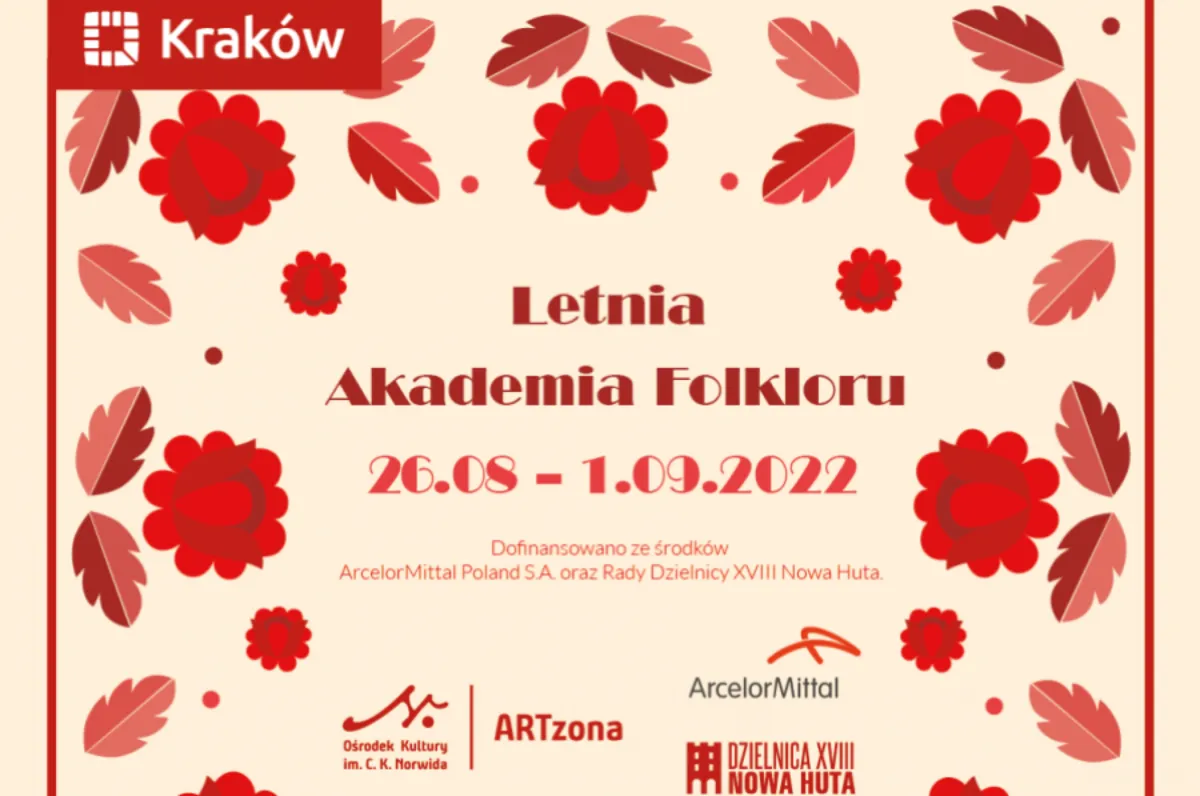 Letnia Akademia Folkloru w Ośrodku Kultury im. Cypriana Kamila Norwida 
