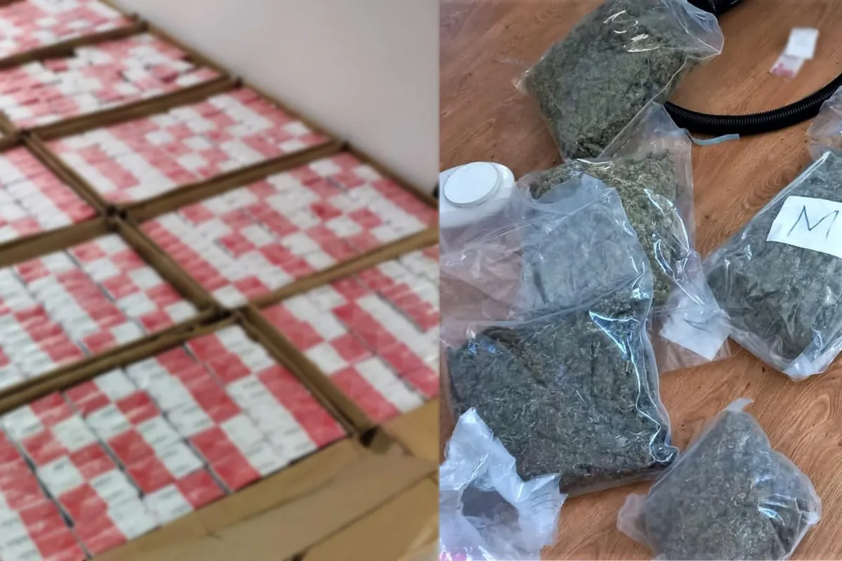 Sądeccy policjanci zabezpieczyli blisko 5 kg marihuany i 200 tys. nielegalnych papierosów 