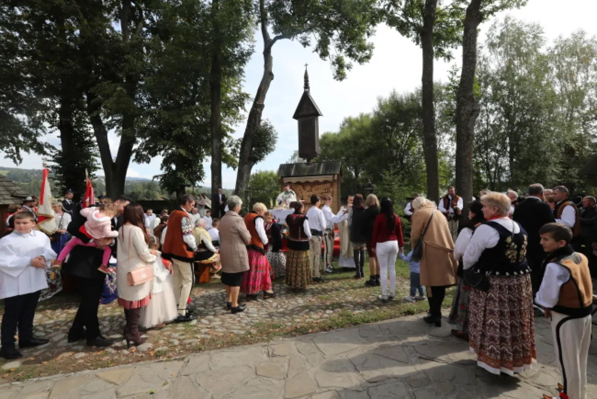 Msza odpustowa w Dębnie, w parafii św. Michała Archanioła