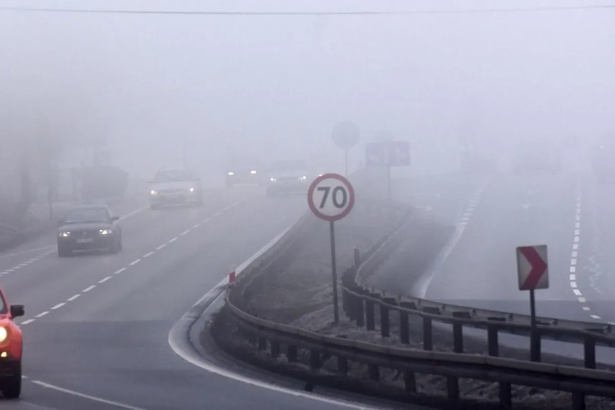 Ostrzeżenie przed mgłami w Małopolsce