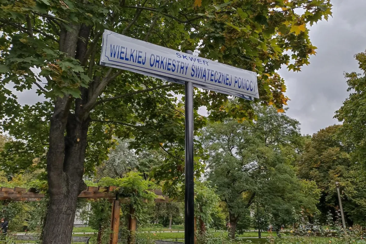 Wielka Orkiestra Świątecznej Pomocy doczekała się skweru w Krakowie