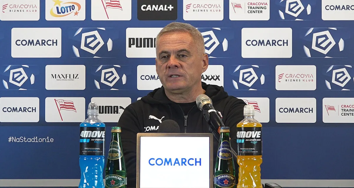 Ekstraklasa piłkarska – trener Cracovii: poprzeczka będzie zawieszona wysoko