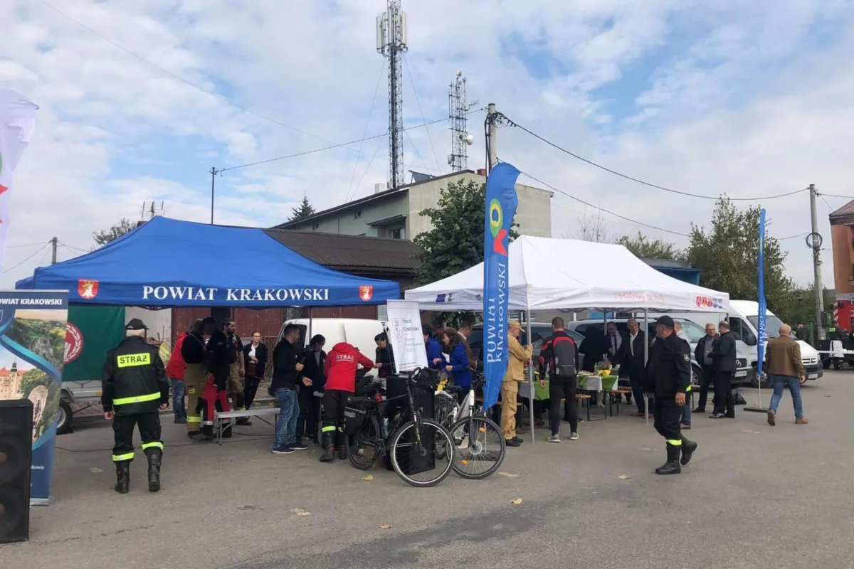 „Dzień bezpiecznego Powiatu Krakowskiego” w Skale