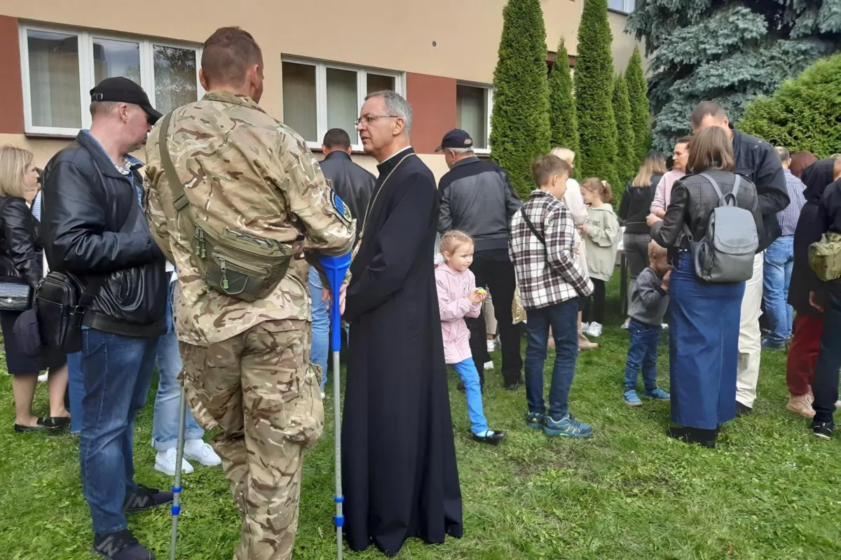 Arcybiskup Eugeniusz Popowicz spotkał się z wiernymi z Ukrainy