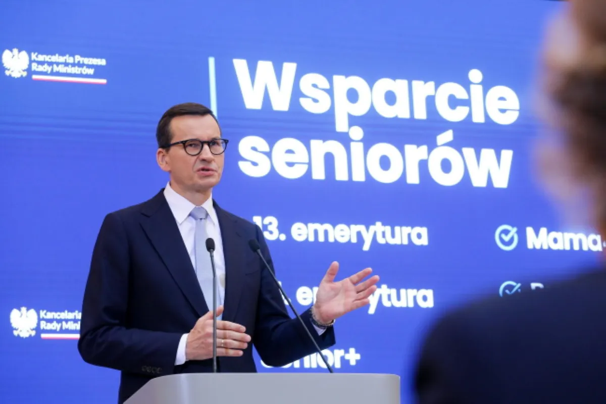 Premier: będzie waloryzacja emerytur i rent, gwarantowana podwyżka 250 zł