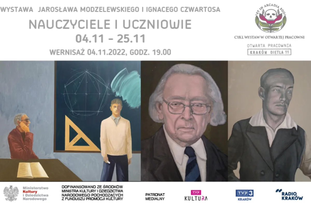 Wystawa Jarosława Modzelewskiego i Ignacego Czwartosa NAUCZYCIELE I UCZNIOWIE