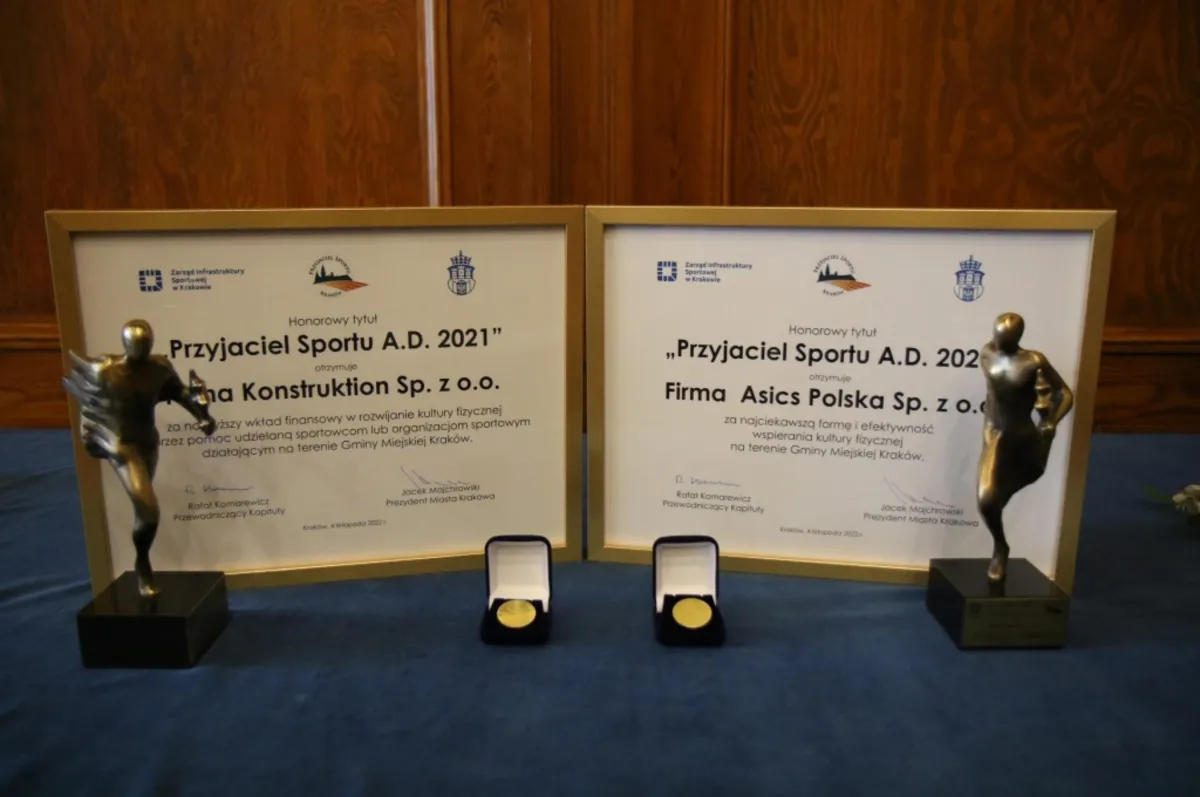 Kraków uhonorował "Przyjaciół Sportu" 