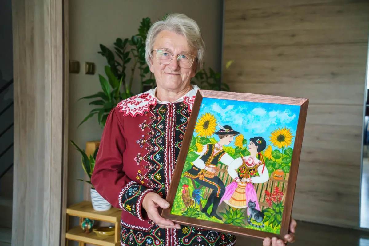 Helena Kufta, ambasadorka lachowskiego malarstwa na szkle