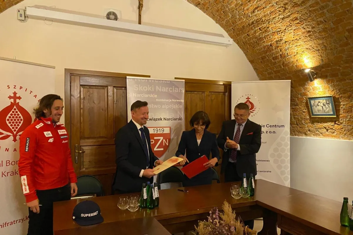 Krakowski szpital Zakonu Bonifratrów będzie leczył zawodników Polskiego Związku Narciarskiego