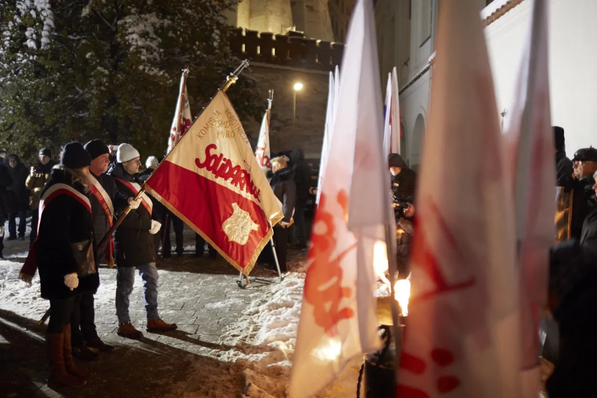  W Krakowie uczczono 41. rocznicą wprowadzenia stanu wojennego