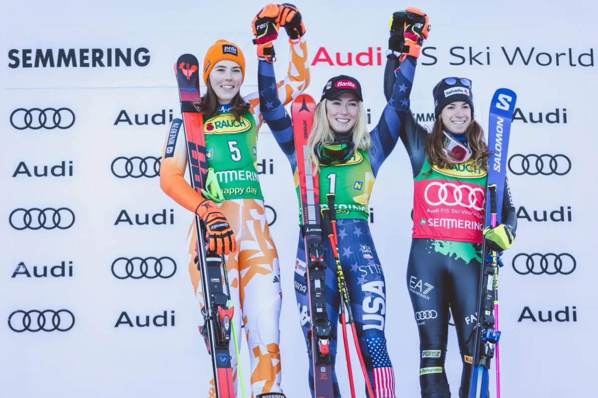 Shiffrin znów zwycięska, Gąsienica Daniel poza trasą