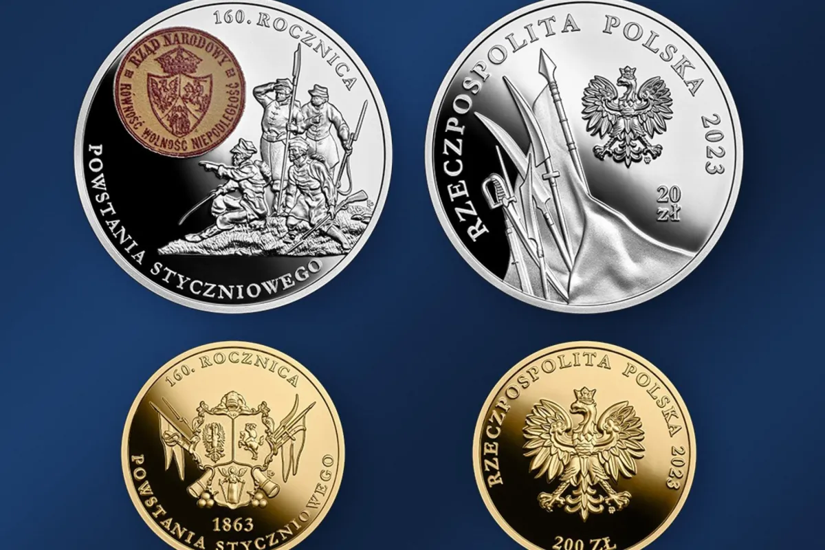 160. rocznica Powstania Styczniowego na monetach NBP