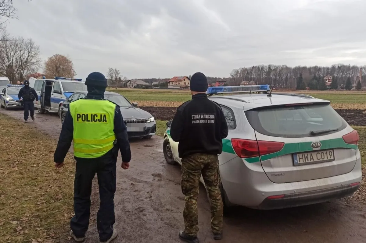 Pościg i zatrzymanie sześciu obywateli Turcji w powiecie oświęcimskim