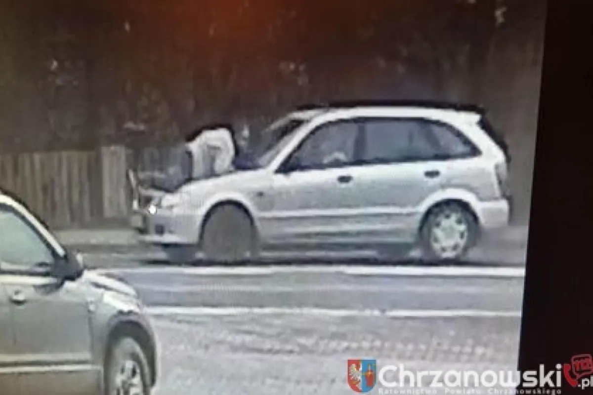Chrzanów: kierowca chciał ukraść paliwo za 1500 zł. Kierownika stacji wiózł na masce przez kilometr