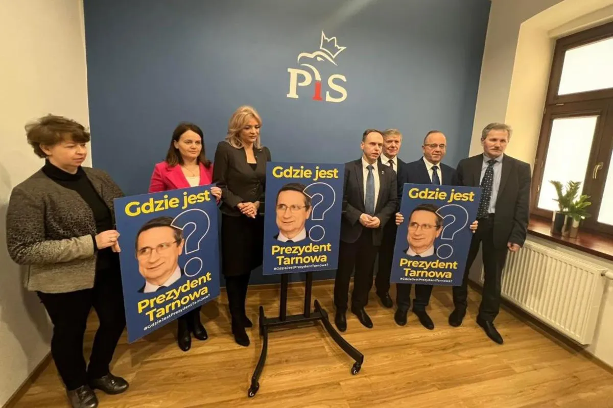 Tarnowscy radni PiS pytają: "gdzie jest Prezydent Tarnowa?". Prezydent odpowiada