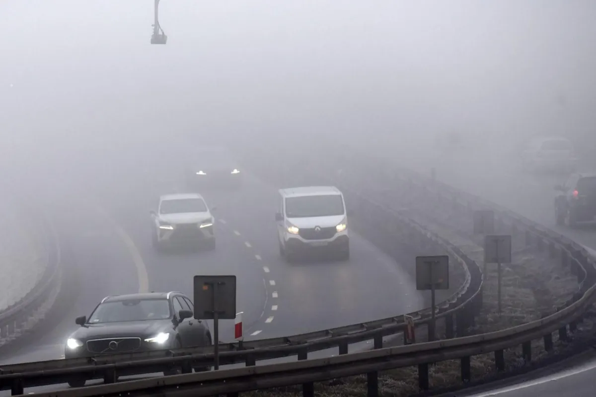 Ostrzeżenie przed mgłami w Małopolsce. GDDKiA apeluje o ostrożną jazdę