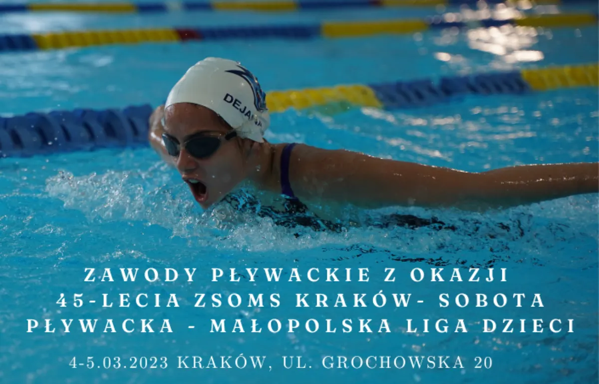 Zawody pływackie z okazji 45-lecia ZSOMS Kraków