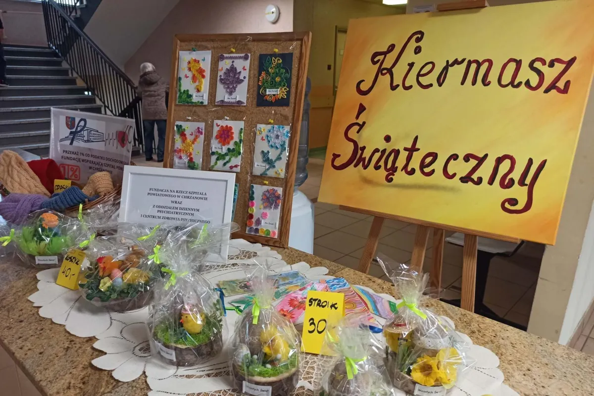 Rozpoczął się kiermasz wielkanocny w Szpitalu Powiatowym w Chrzanowie