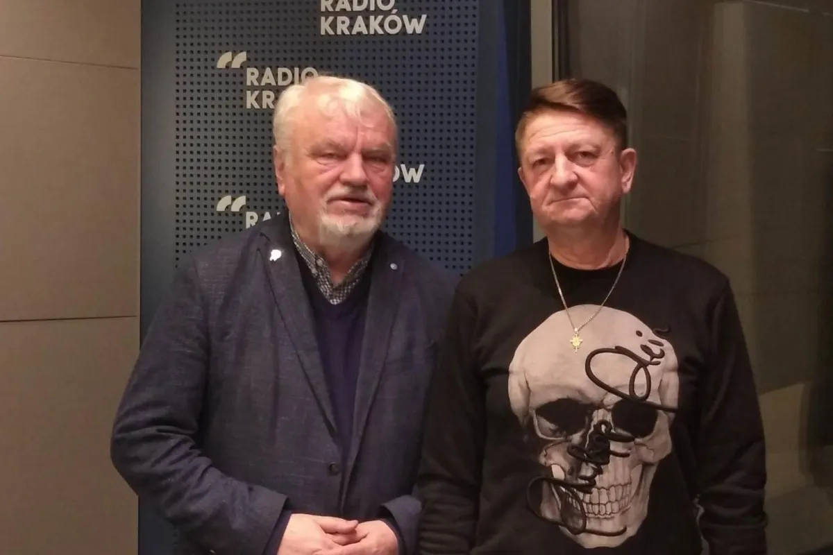 Stanisław Bisztyga i Ryszard Majdzik w Radio Kraków