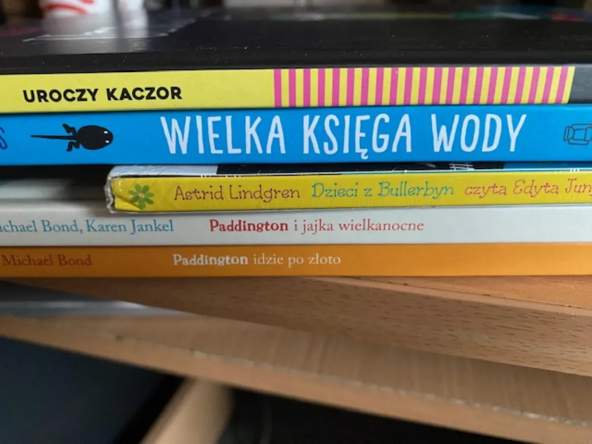                                                   Dużo wody, Paddington, Dzieci z Bullerbyn  i Kaczor. Alfabet 10.04.23