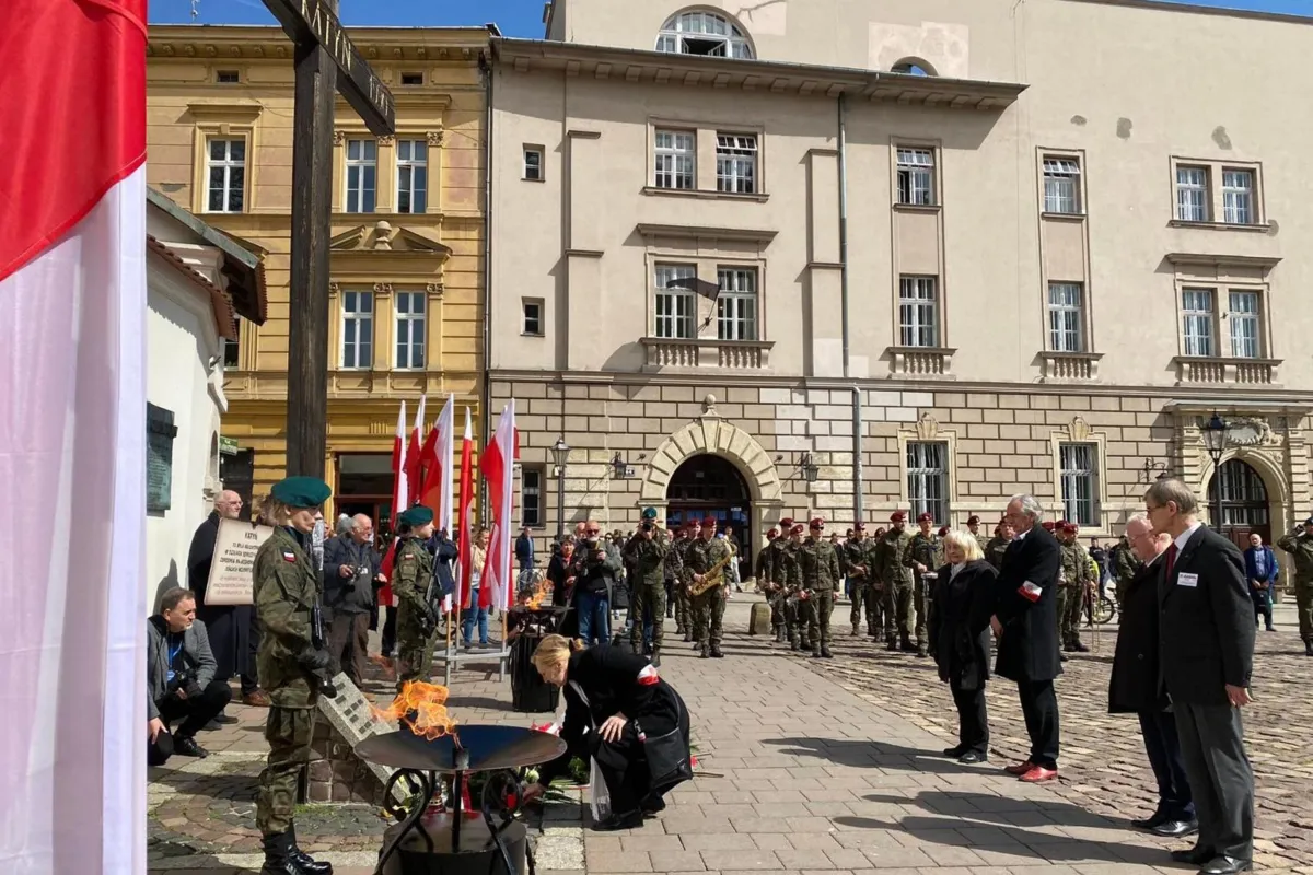 W Krakowie uczczono pamięć ofiar zbrodni katyńskiej