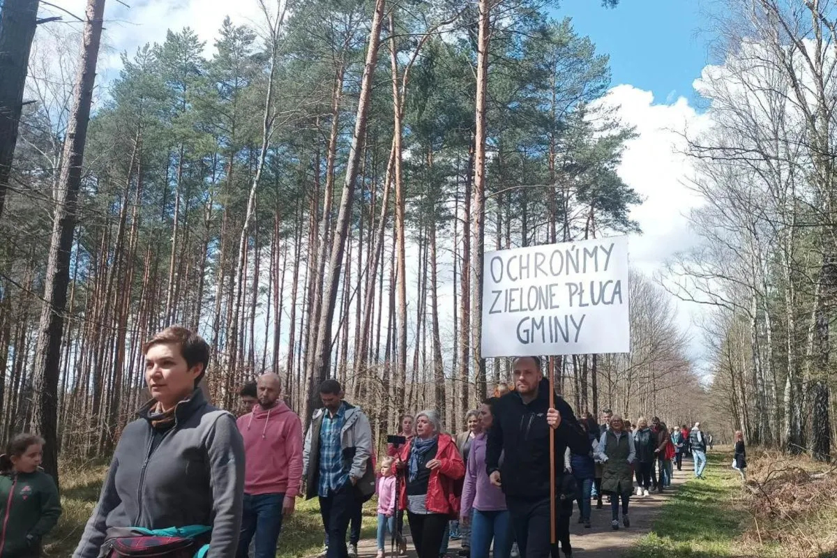 Mieszkańcy Młoszowej protestowali przeciw budowie obwodnicy Trzebini