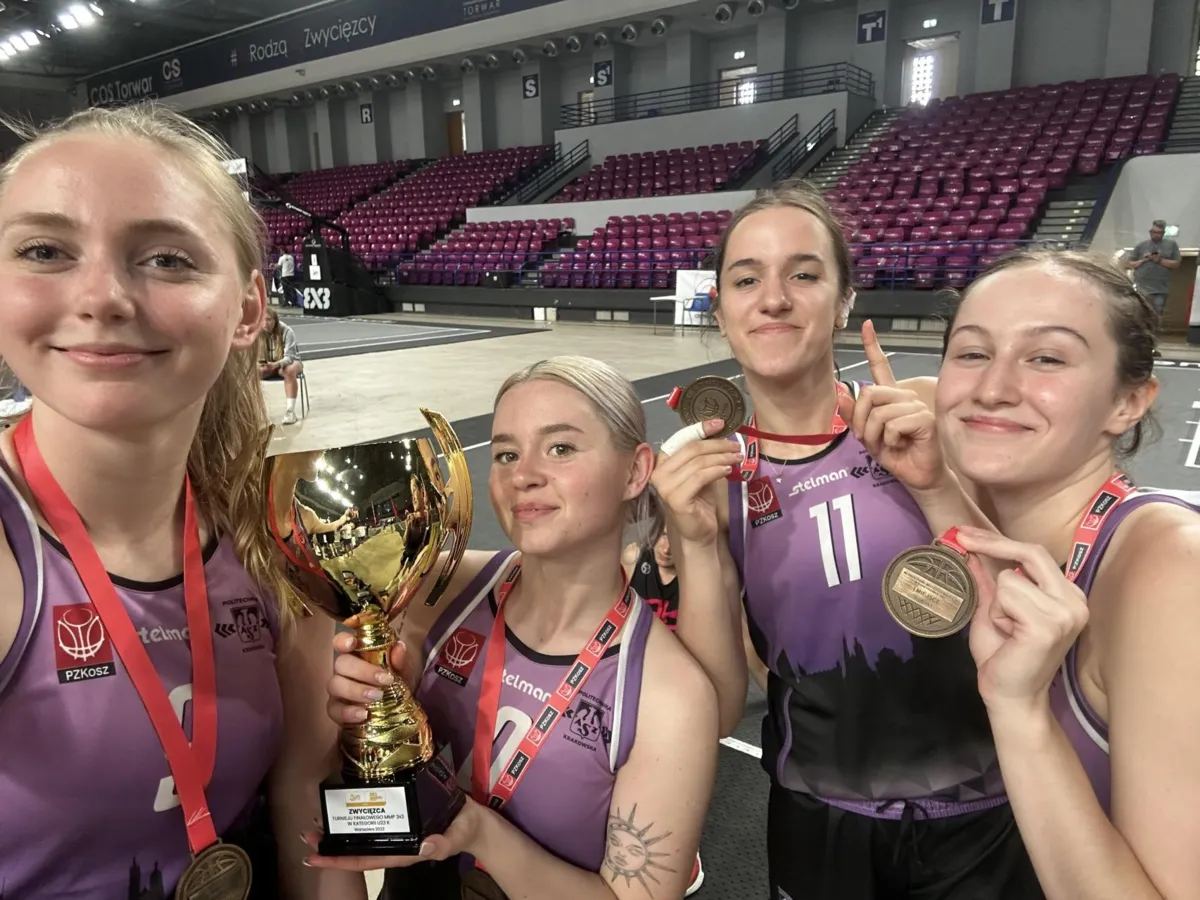 Dziewczyny z Krakowa mistrzyniami Polski w koszykówce 3x3 U23 