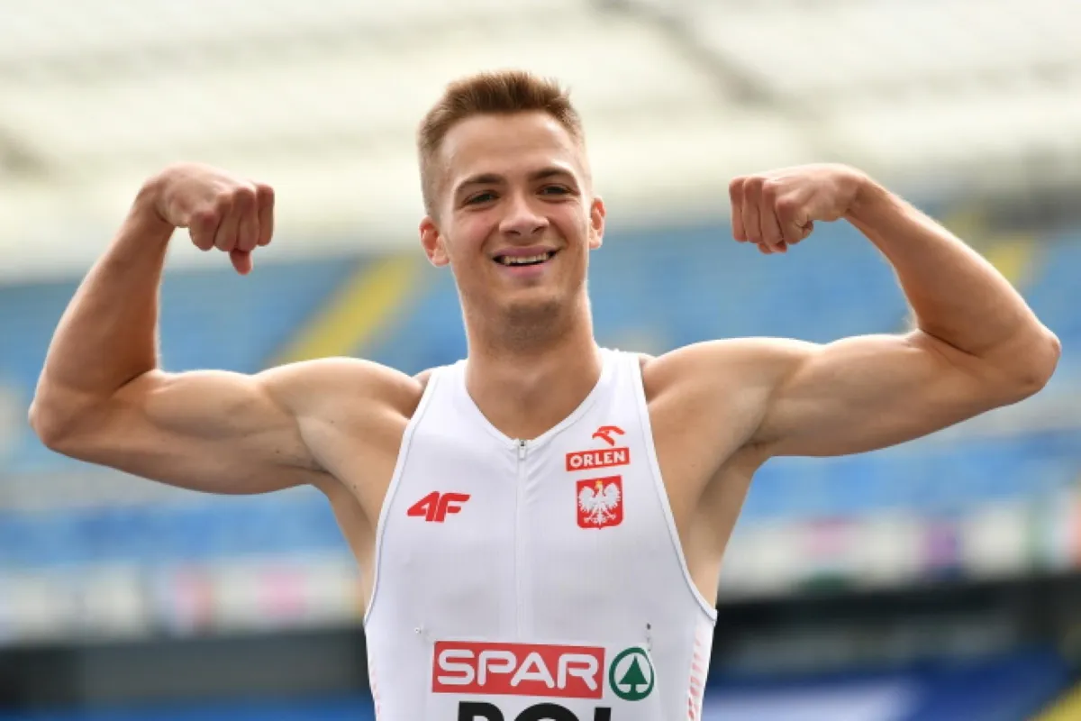 Igrzyska Europejskie – srebrny medal Alberta Komańskiego w biegu na 200 m