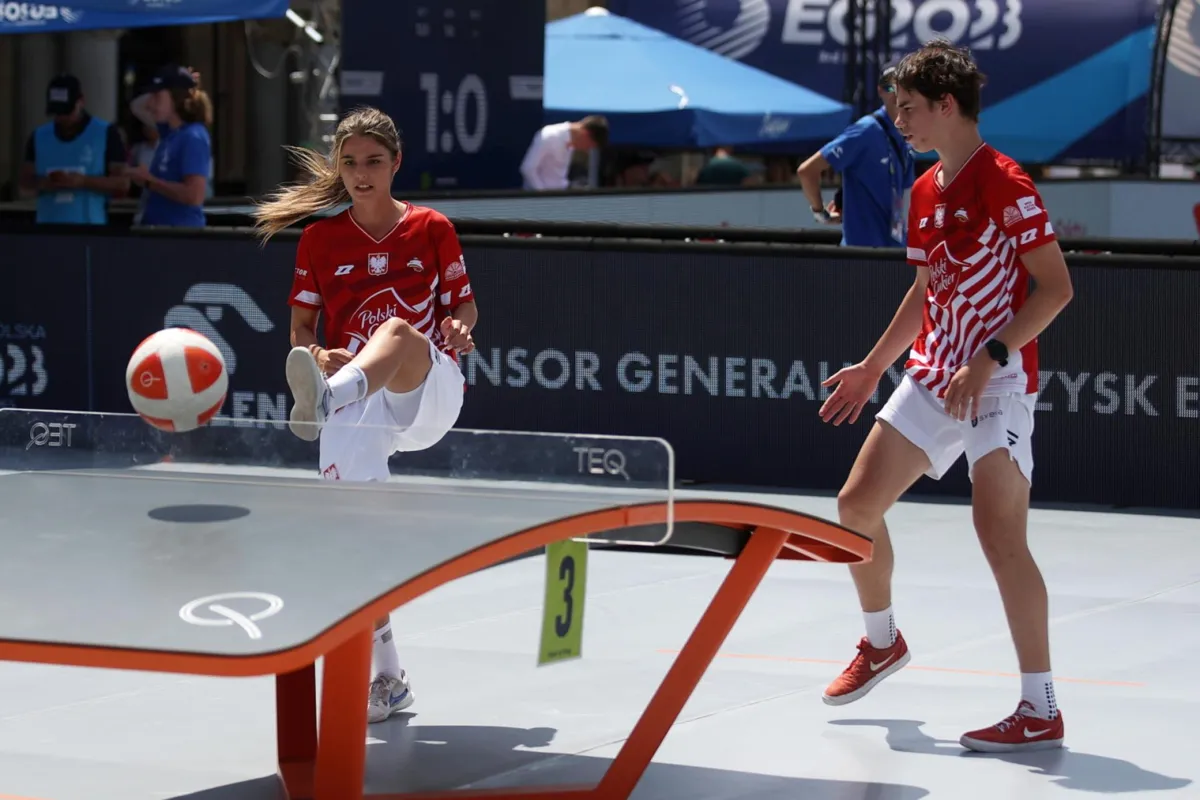 Igrzyska Europejskie - brązowy medal polskiego miksta w teqballu