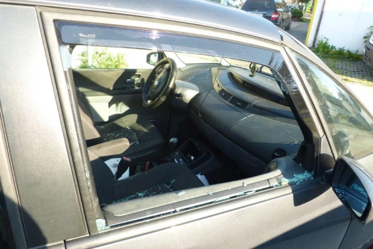 Policjanci z Brzeszcz wydostali dwa psy z nagrzanego samochodu 