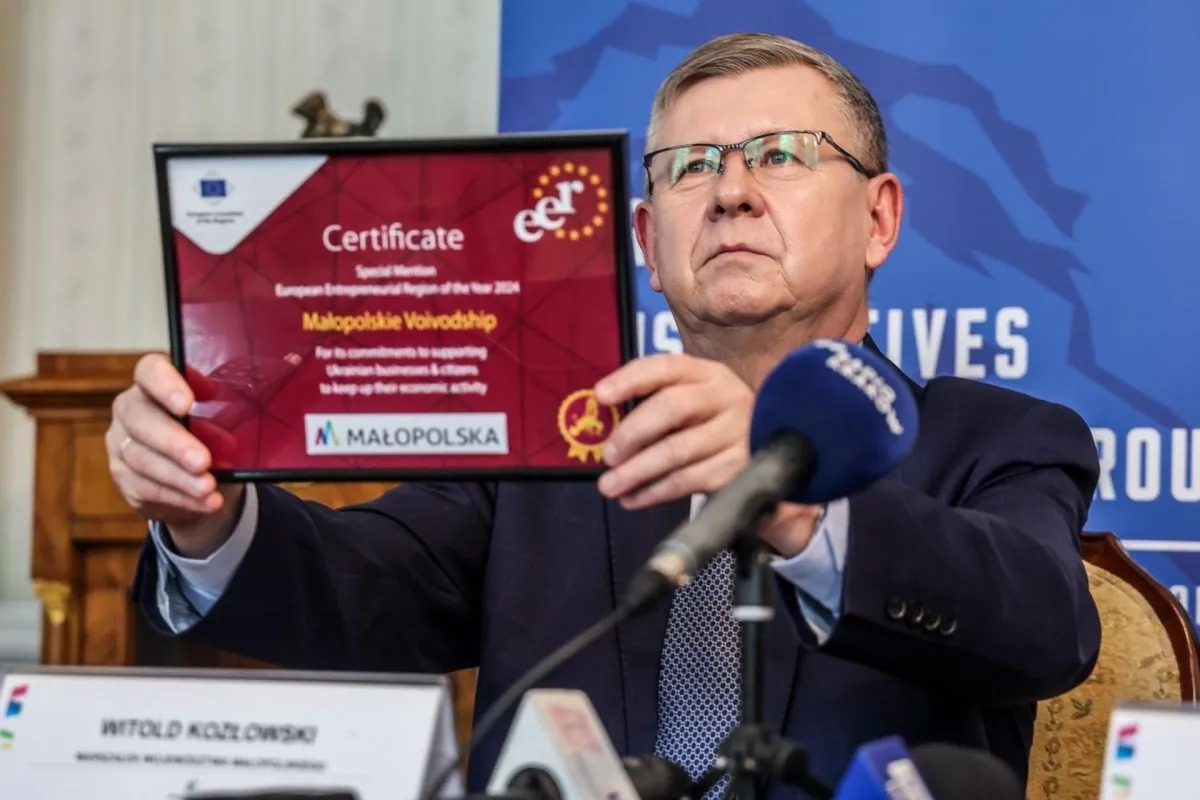 Witold Kozłowski o nagrodzie "Europejski Region Przedsiębiorczości 2024" i Igrzyskach Europejskich 2023