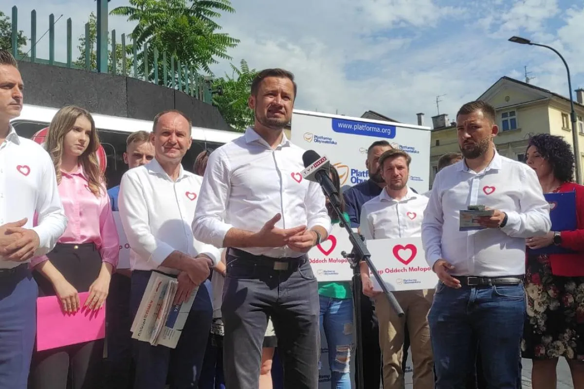PO zainaugurowała w Krakowie akcję "Złap Oddech Małopolsko"