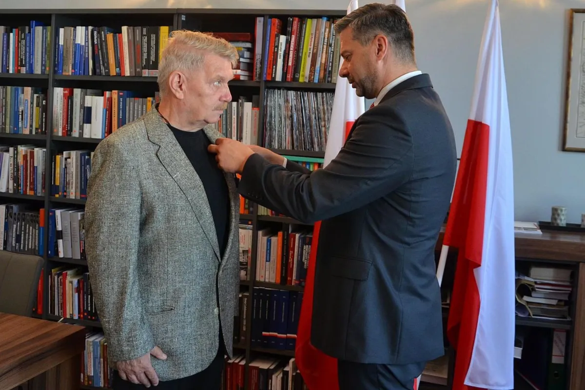 Andrzej Marcinek odebrał Krzyż Wolności i Solidarności
