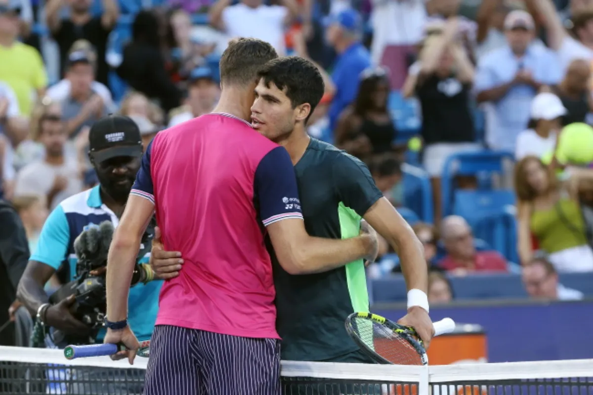 Turniej ATP w Cincinnati: Hurkacz przegrał w półfinale z Alcarazem