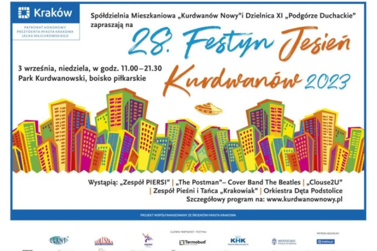 W niedzielę odbędzie się 28. edycja festynu „Jesień Kurdwanów 2023”