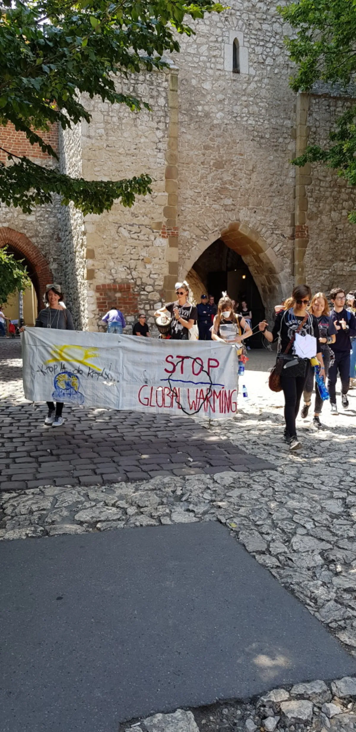 Demonstracja w Krakowie - protest przeciw zmianom klimatycznym