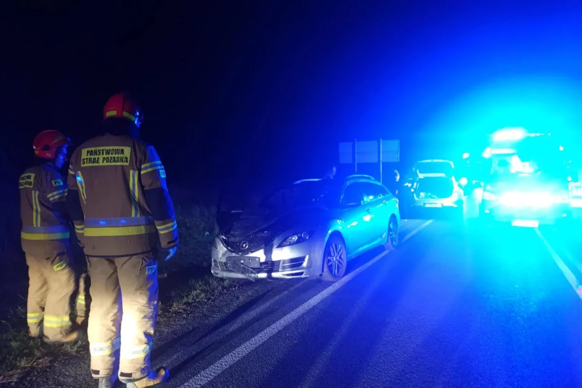 Niebezpiecznie na drogach w regionie tarnowskim:  w miejscowości Radwan kucyk zderzył się z samochodem