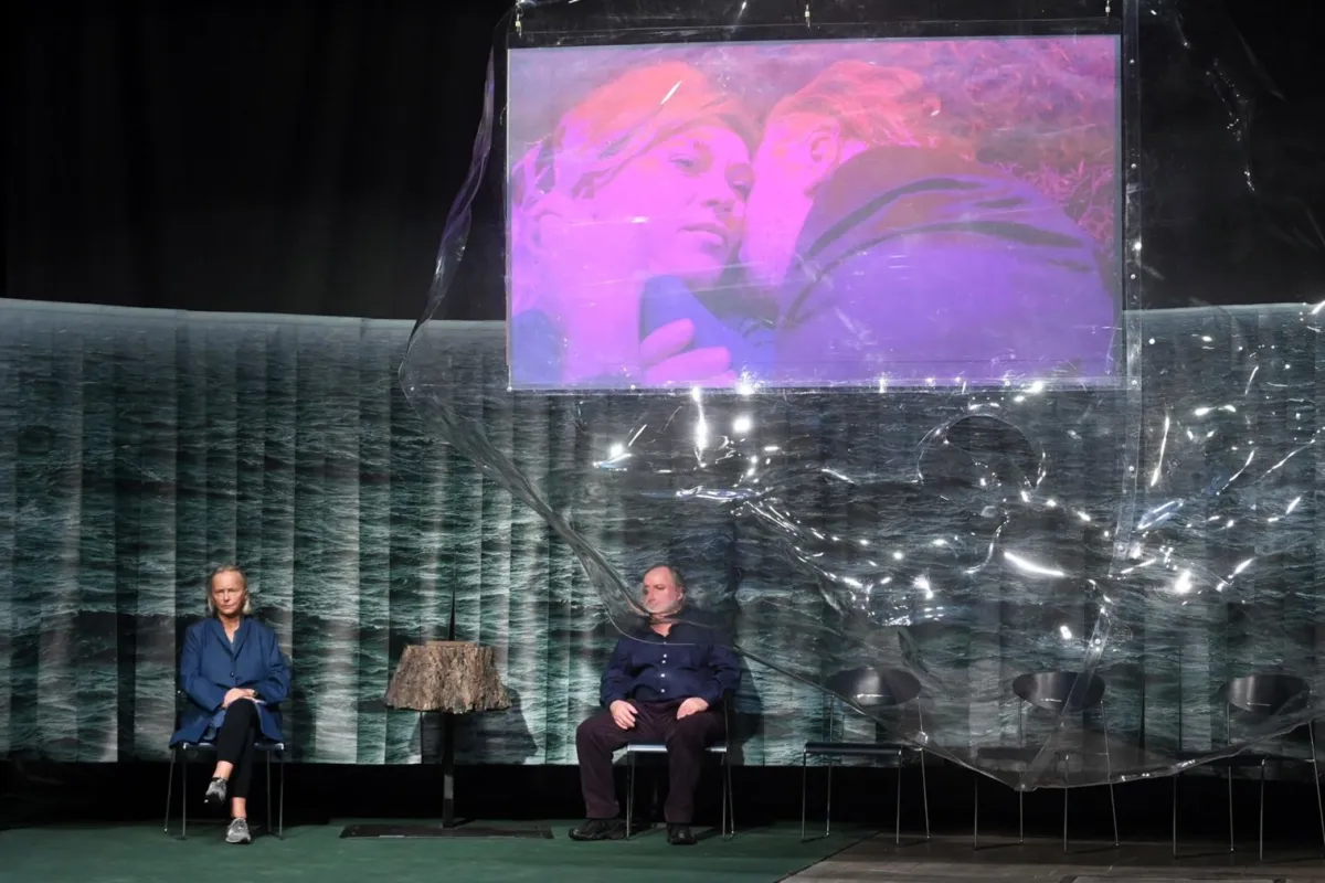 Próba medialna spektaklu " Joga " w Teatrze Starym