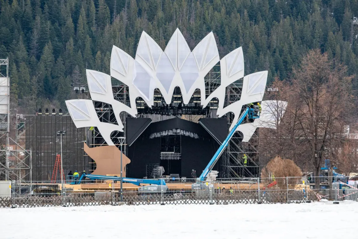 Zakopane: budowa sceny Sylwestra Marzeń