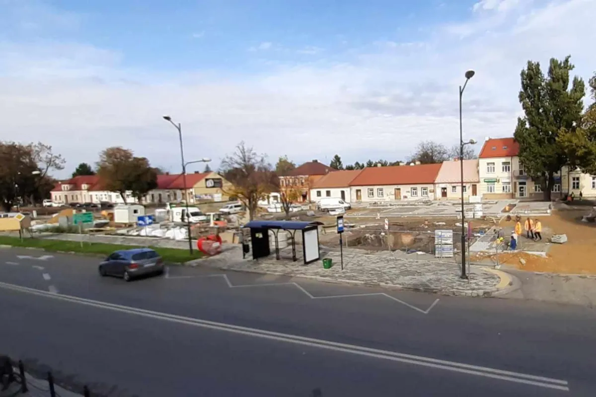 Rynek w Wojniczu będzie gotowy na wiosnę tego roku