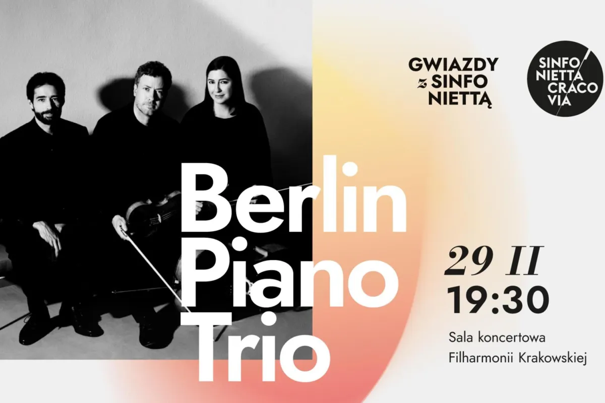 Trio z Berlina koncertuje z Sinfoniettą