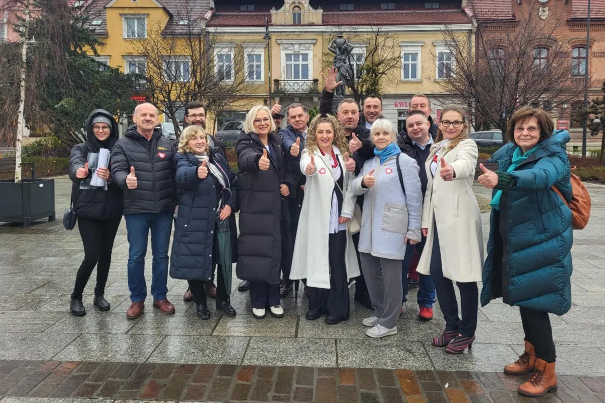 Wicemarszałek Sejmu Dorota Niedziela wsparła kandydatkę na burmistrza Myślenic